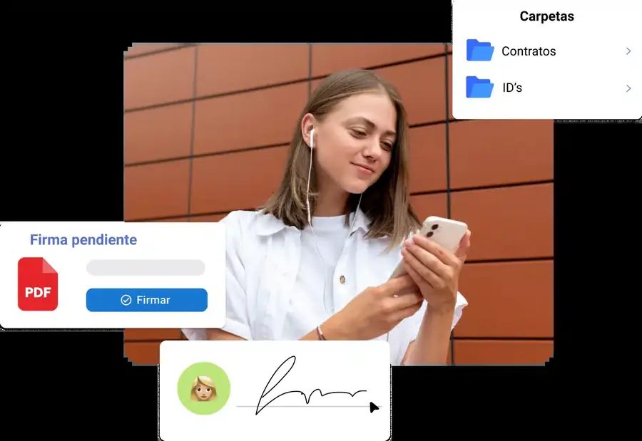 Documentos y recibos con firma